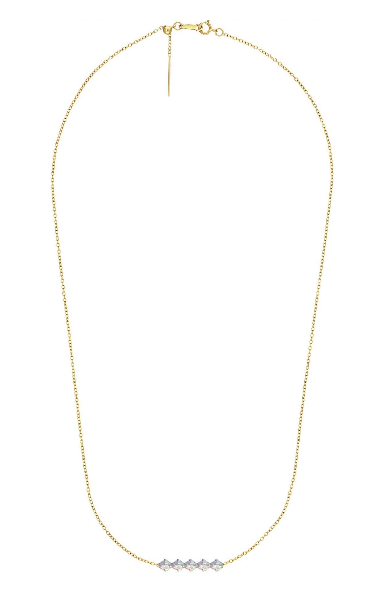 14K Gold Filled Add-A-Bead Box Chain - Adjustable (1 Piece) - Too Cute Beads