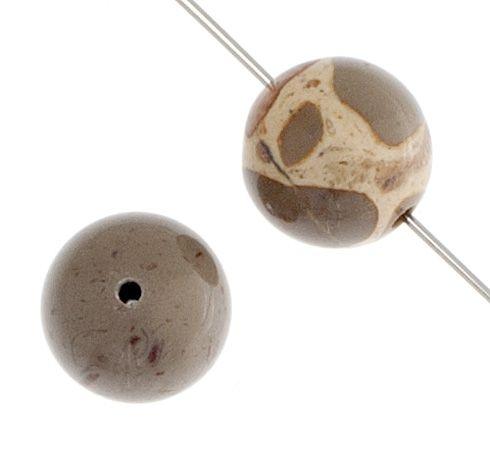 African Map Jasper 6mm Round - Too Cute Beads