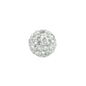 Pave Bead - 8mm Crystal with 2mm Hole (Sold by the Piece) - Too Cute Beads