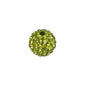 Pave Bead - 8mm Olivine with 2mm Hole (Sold by the Piece) - Too Cute Beads