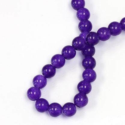 8mm Gemstones with 2.5mm Hole (Sold in Packs of 10) - Too Cute Beads