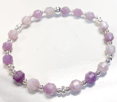 Faceted Hexagon Gemstone Stack Bracelet Kit - Too Cute Beads