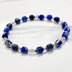 Faceted Hexagon Gemstone Stack Bracelet Kit - Too Cute Beads