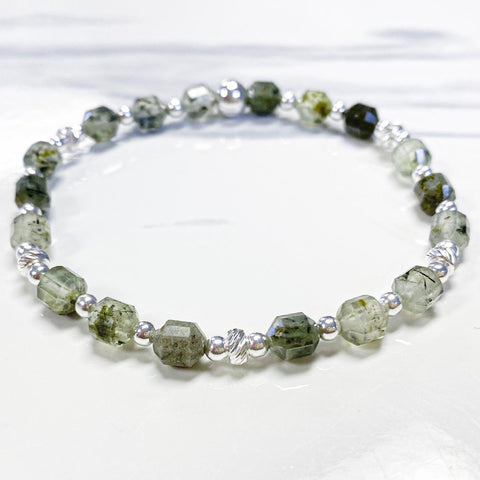 Faceted Hexagon Gemstone Stack Bracelet Kit - Too Cute Beads