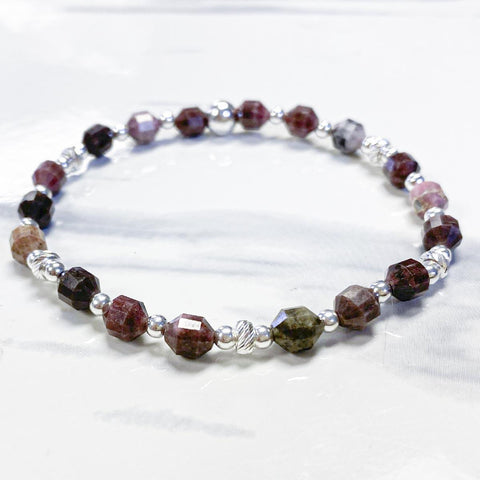 Faceted Hexagon Gemstone Stack Bracelet Kit - Too Cute Beads