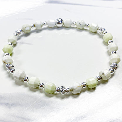 Faceted Hexagon Gemstone Stack Bracelet Kit - Too Cute Beads