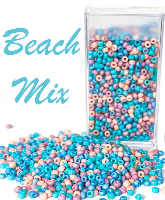 Too Cute Bead Mix - 11/0 Toho Seed Beads (15 grams) - Beach Mix - Too Cute Beads