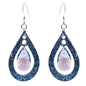 Blue Shimmer Teardrop Earring Kit - Too Cute Beads