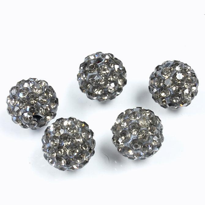 10mm Pave Beads for Shamballa Bracelets (Sold by the Piece) - Too Cute Beads