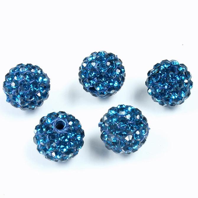 10mm Pave Beads for Shamballa Bracelets (Sold by the Piece) - Too Cute Beads