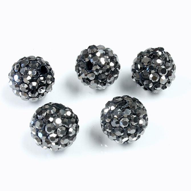 10mm Pave Beads for Shamballa Bracelets (Sold by the Piece) - Too Cute Beads