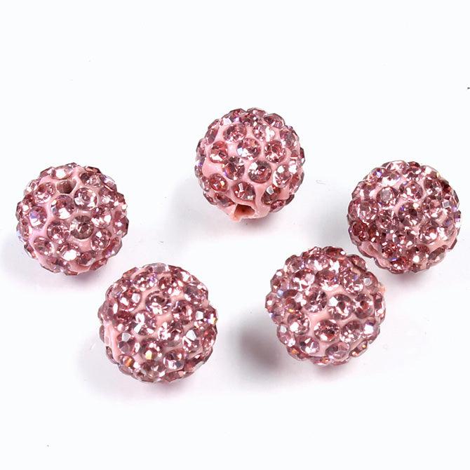 10mm Pave Beads for Shamballa Bracelets (Sold by the Piece) - Too Cute Beads