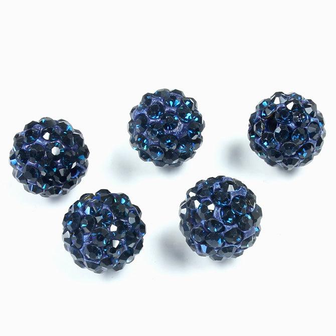 10mm Pave Beads for Shamballa Bracelets (Sold by the Piece) - Too Cute Beads