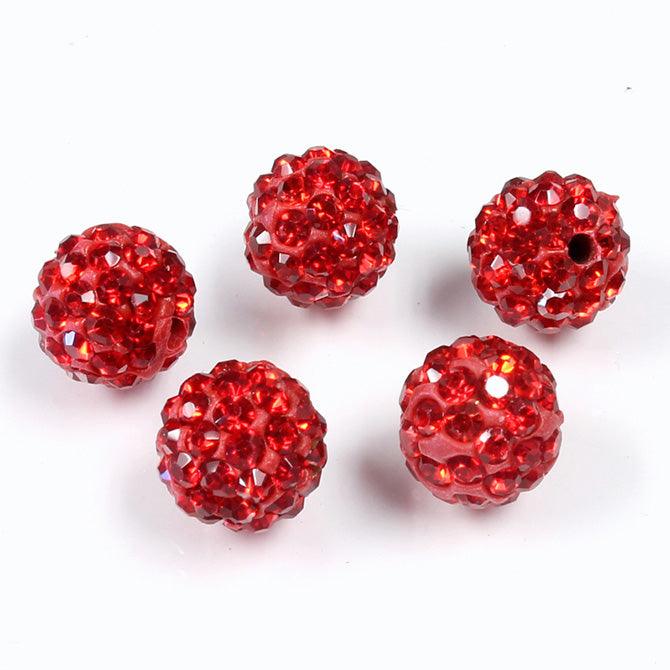 10mm Pave Beads for Shamballa Bracelets (Sold by the Piece) - Too Cute Beads