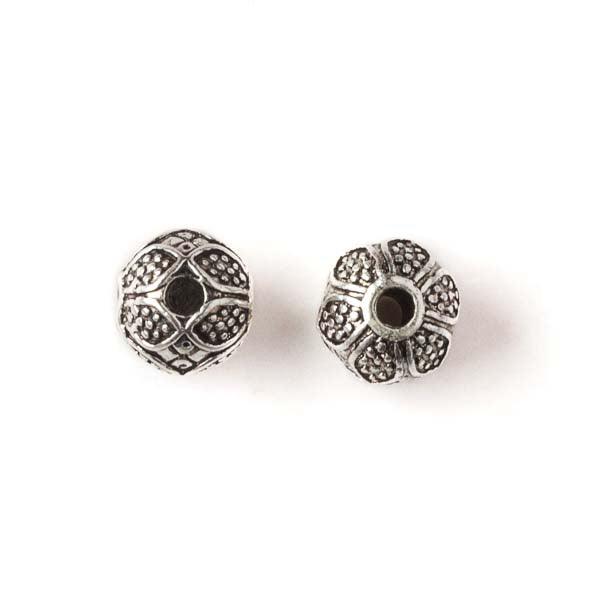 Pewter Guru Bead - 8mm (1 Piece) - Too Cute Beads