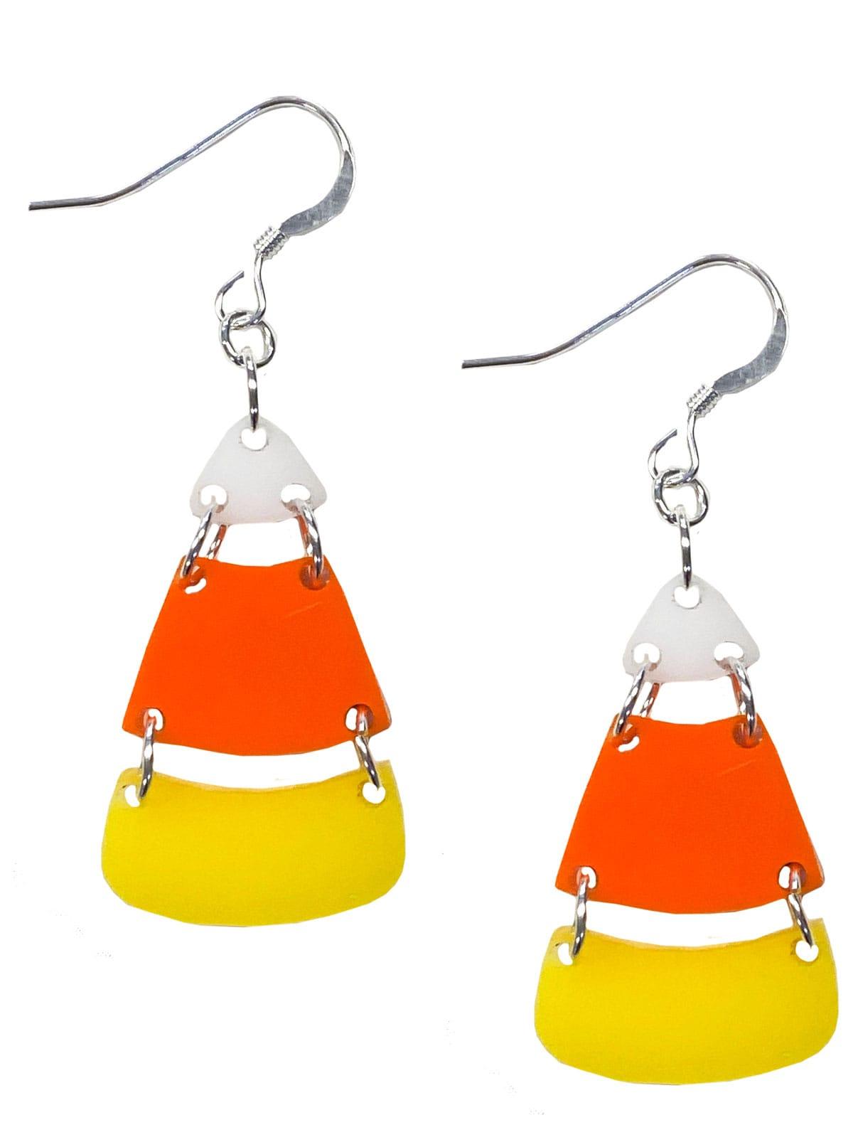 Candy Corn Halloween Earring Kit - Too Cute Beads