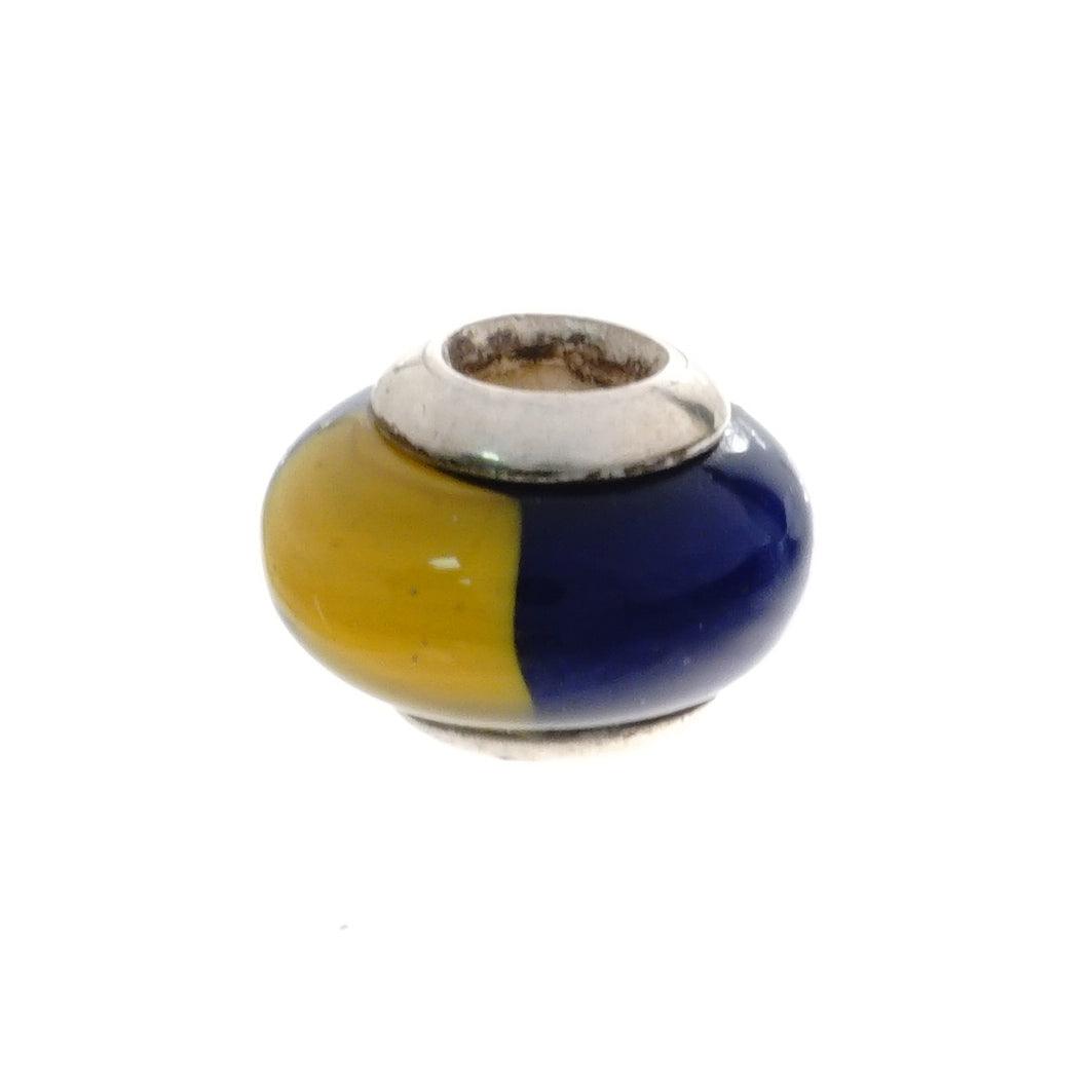 Pandora Style Murano Bead with .925 Sterling Silver Core