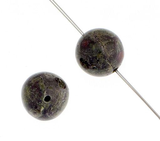 Dragon Blood Jasper 6mm Round - Too Cute Beads