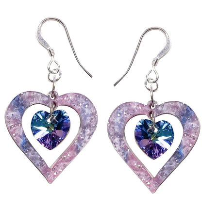 Galaxy Heart Earring Kit - Too Cute Beads