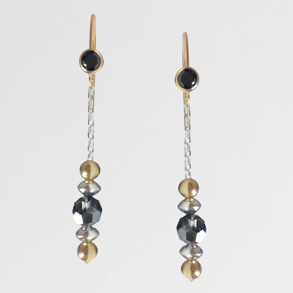 Two Tone Light Chrome Earring Kit - Too Cute Beads