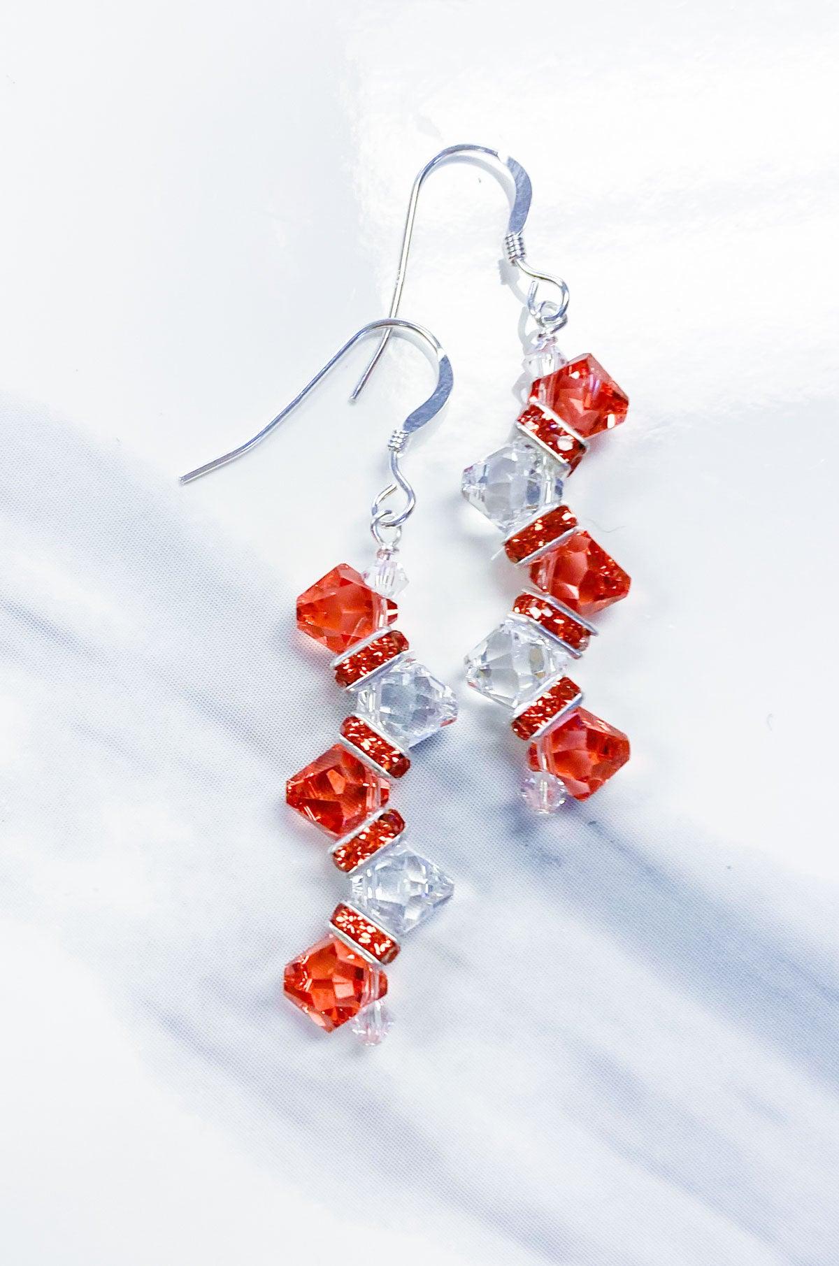 Padparadscha Rock Candy Earring Kit