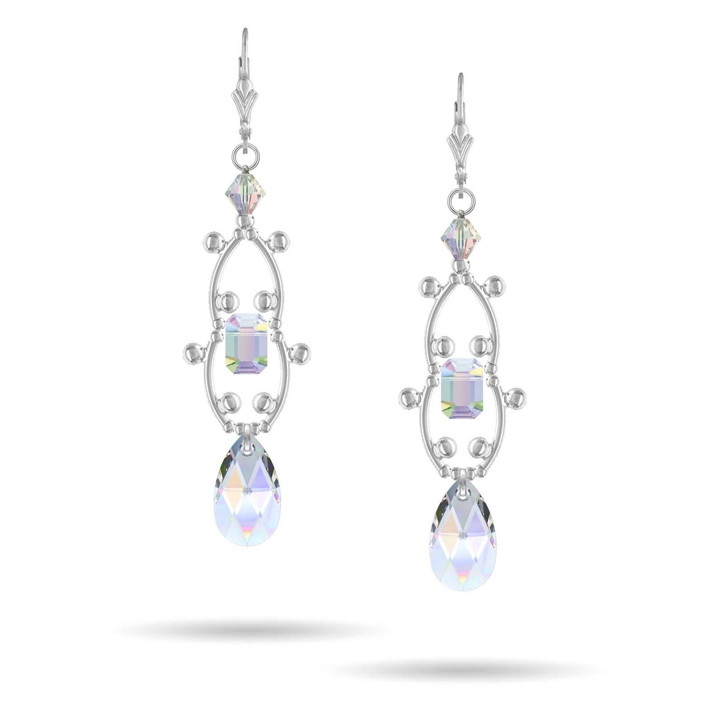 Swarovski Ladder Drop Earring Kit - Too Cute Beads