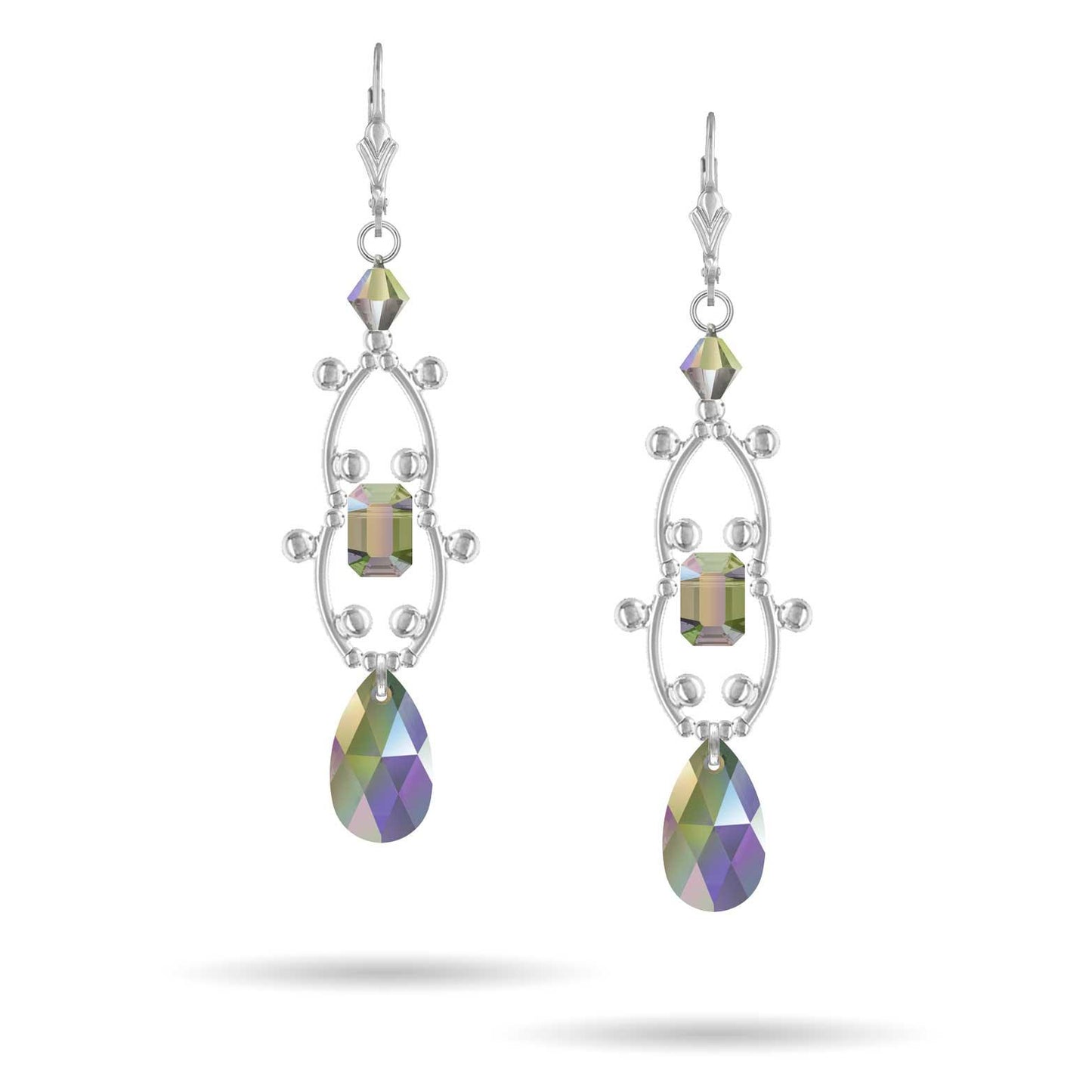 Swarovski Ladder Drop Earring Kit - Too Cute Beads