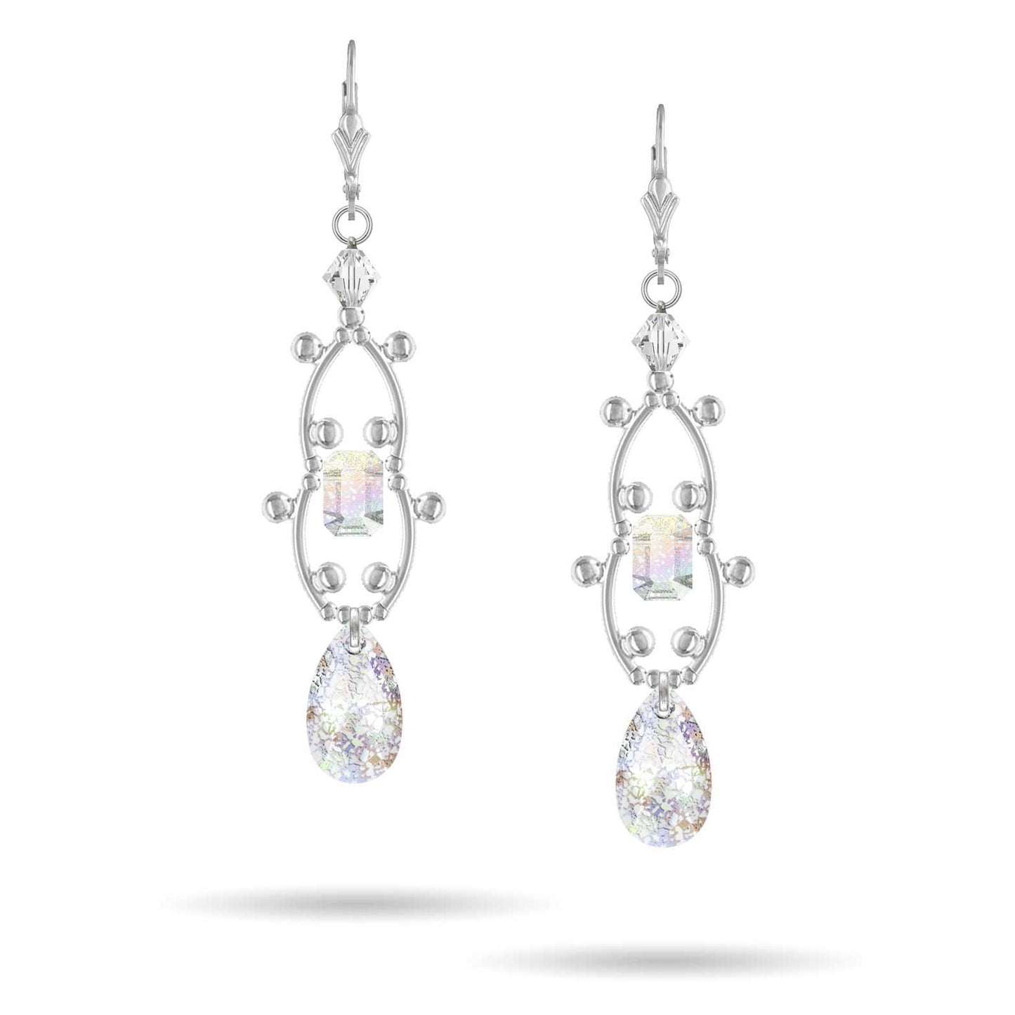 Swarovski Ladder Drop Earring Kit - Too Cute Beads