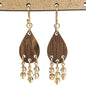 Golden Shadow Wood Drop Earring Kit - Too Cute Beads
