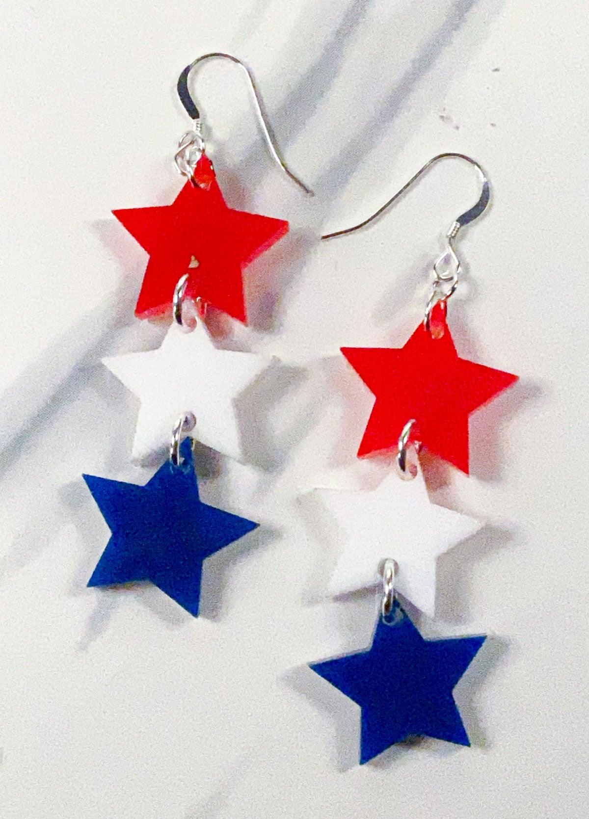 Patriotic Star Earring Kit