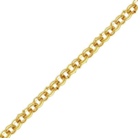 14K Gold Filled 3mm Rollo Chain (1 foot) #16 - Too Cute Beads