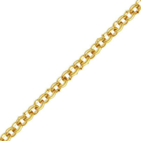 14K Gold Filled 3mm Rollo Chain (1 foot) #16 - Too Cute Beads