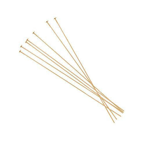 Gold Filled Headpins 2 Inch - 22 gauge (10pk) - Too Cute Beads