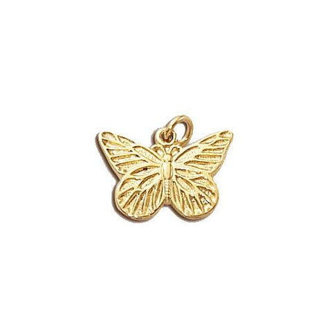 14K Gold Filled Charm - Butterfly with Jump Ring 15mm (1 Piece) - Too Cute Beads