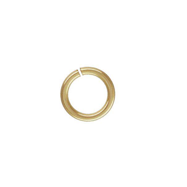 7mm 14K Gold Filled Jump Rings- 18ga (10pk) - Too Cute Beads