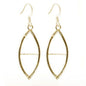 Gold Interchangeable Earrings - Marquise (1 Pair) - Too Cute Beads