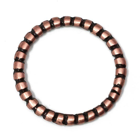 30mm Open Knot Ring - Antique Copper - Too Cute Beads