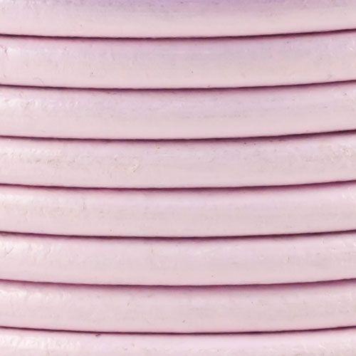 4.5mm Round Greek Leather - Light Pink (12 Inches)