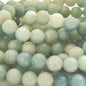 8mm Round Gemstone Beads - Amazonite (10 Pack) - Too Cute Beads