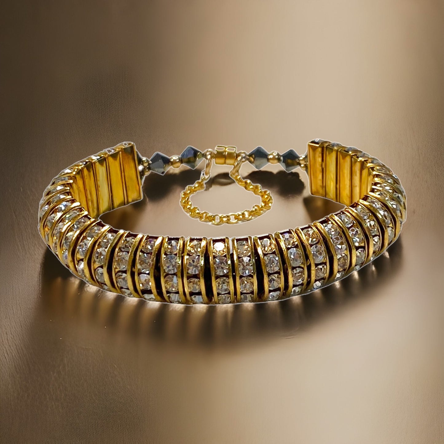 Golden Evening Out Bracelet Kit - Too Cute Beads
