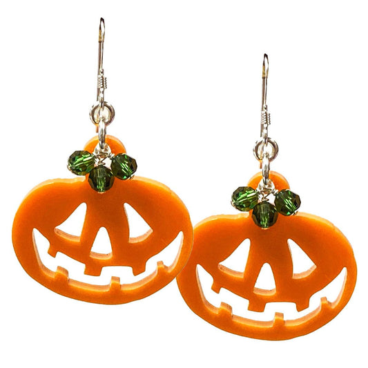 Happy Pumpkin Halloween Earring Kit - Too Cute Beads