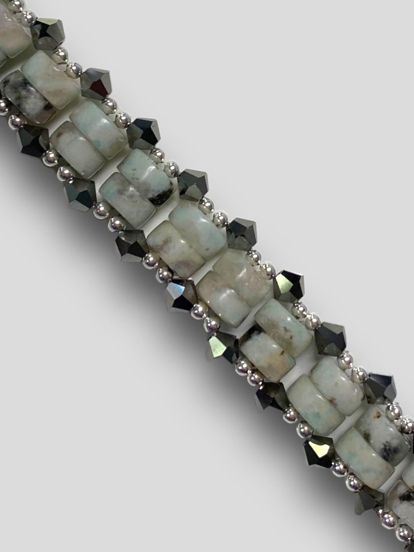 Sparkling Gemstone Weave Bracelet - Jewelry Making Kit - Too Cute Beads