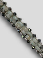 Sparkling Gemstone Weave Bracelet - Jewelry Making Kit - Too Cute Beads