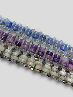 Sparkling Gemstone Weave Bracelet - Jewelry Making Kit - Too Cute Beads