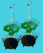 Witches Cauldron Earrings - Halloween Jewelry Making Kit - Too Cute Beads