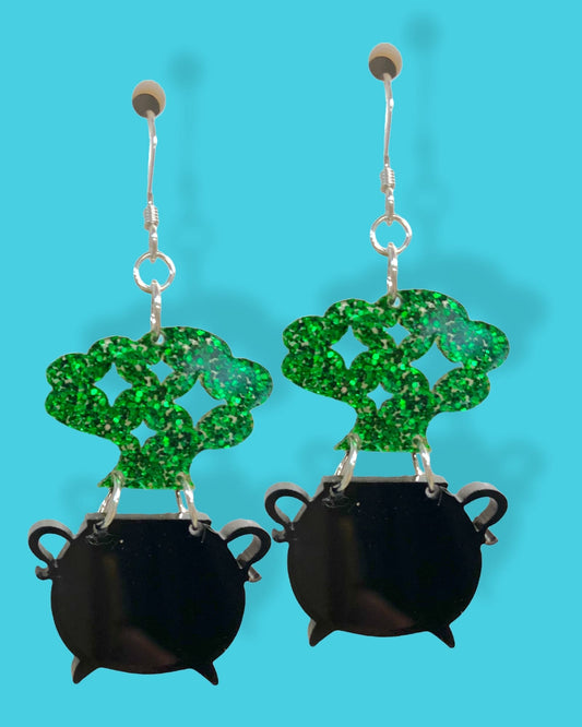 Witches Cauldron Earrings - Halloween Jewelry Making Kit - Too Cute Beads