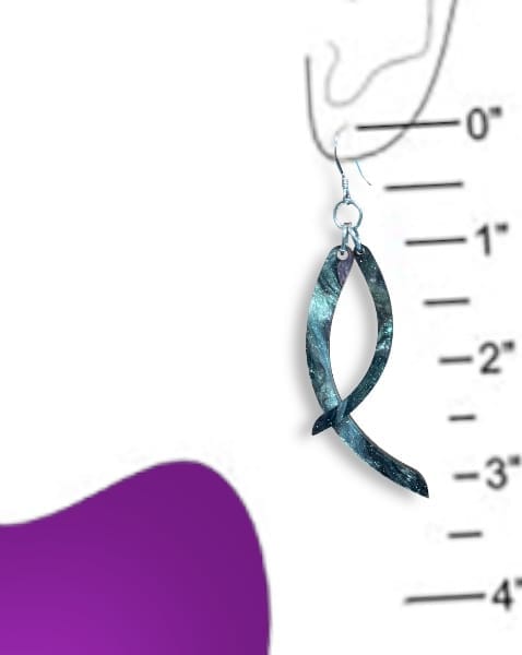 Curved Acrylics Earrings - Jewelry Making Kit