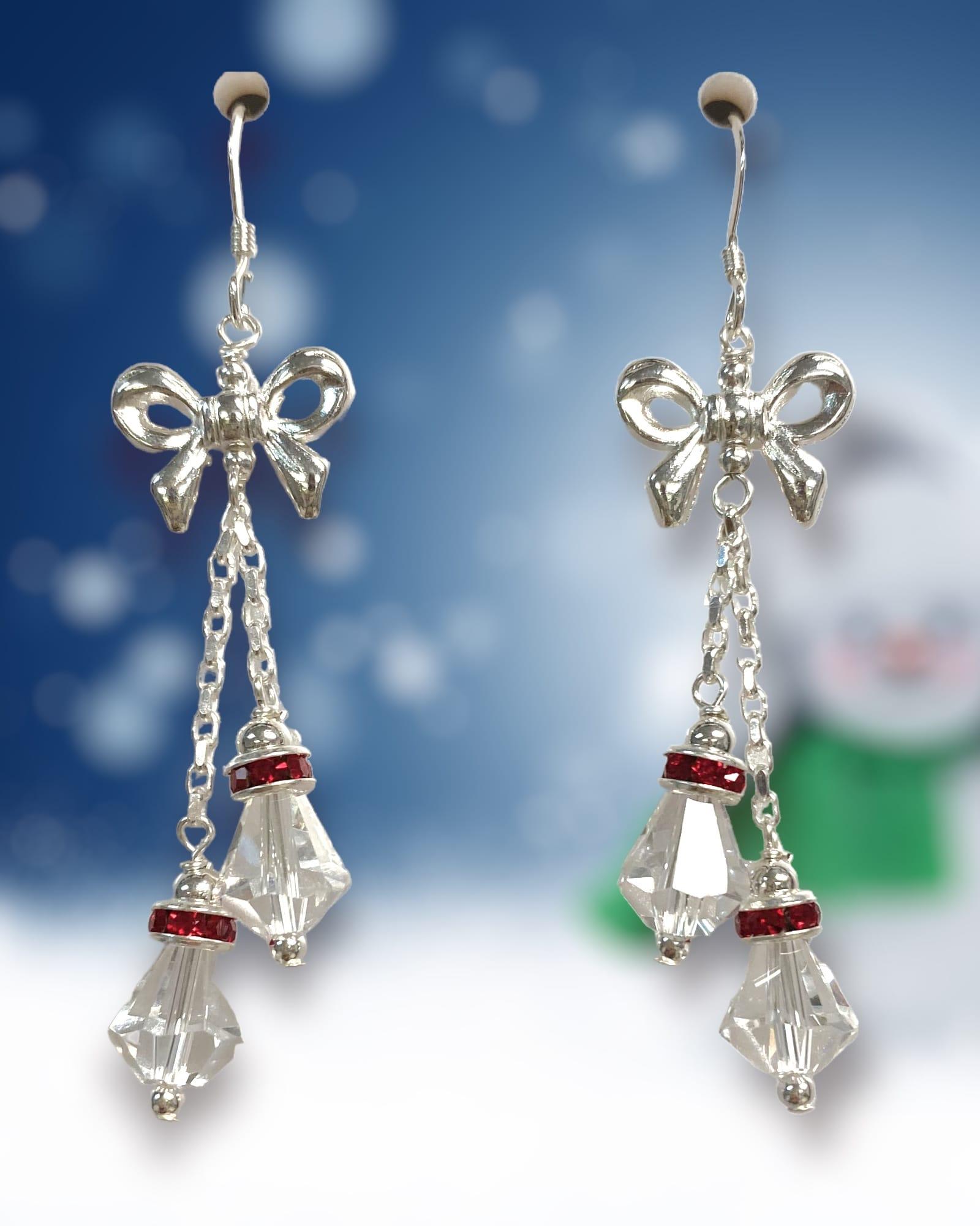 Silver Bells Holiday Earring Kit - Too Cute Beads