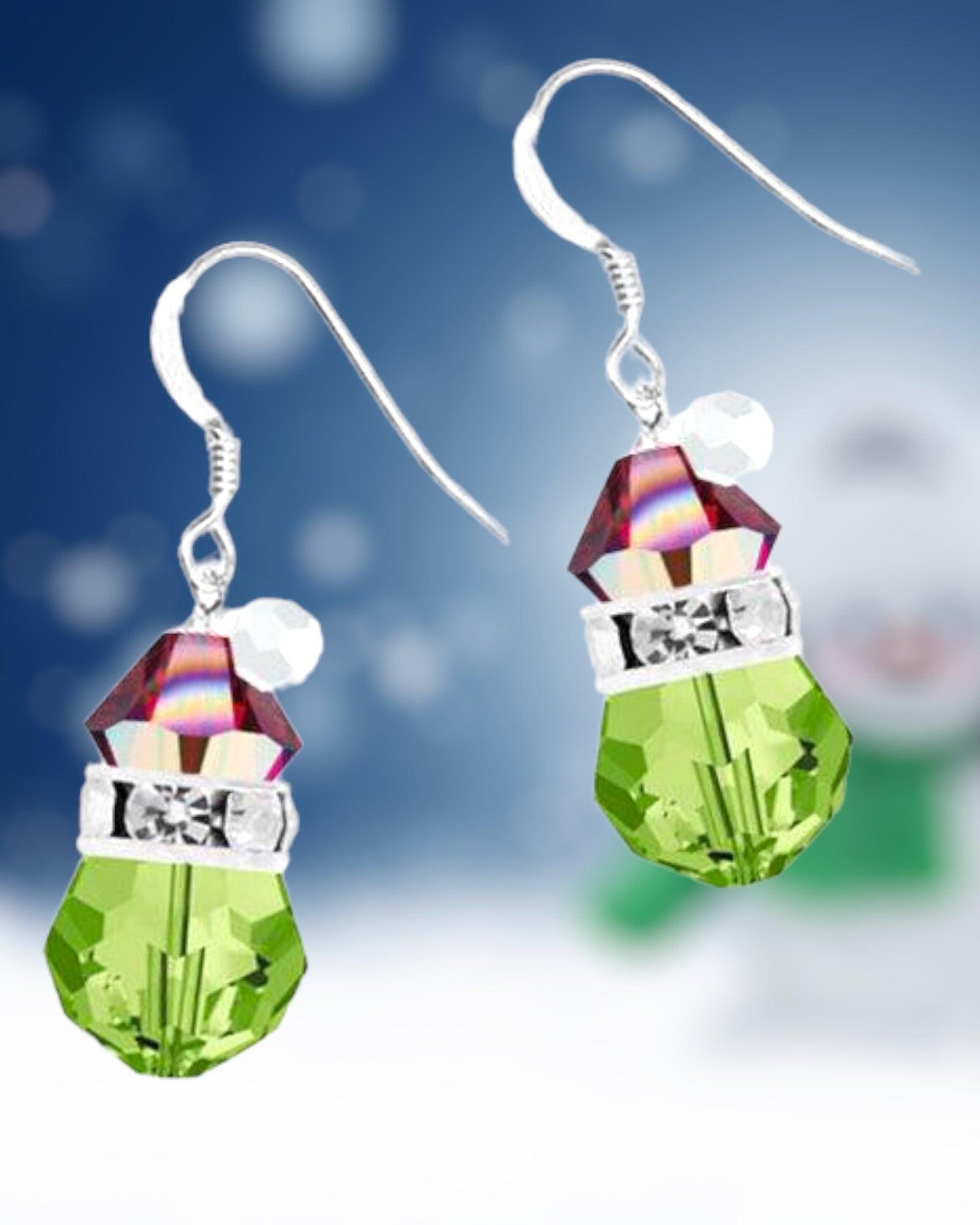 Merry Grinch-mas Christmas Earring Kit - Too Cute Beads