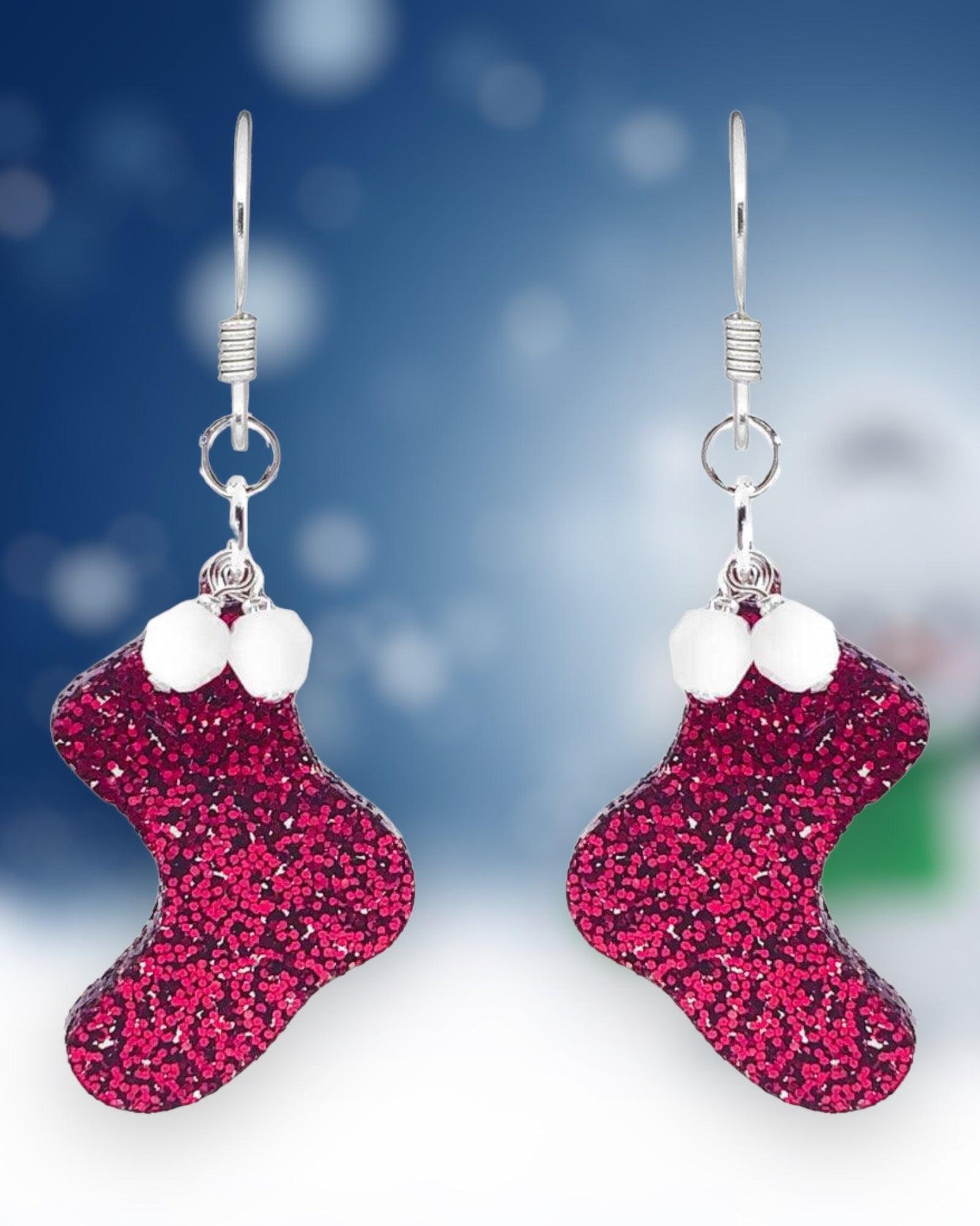 Stocking Christmas Earring Kit - Too Cute Beads